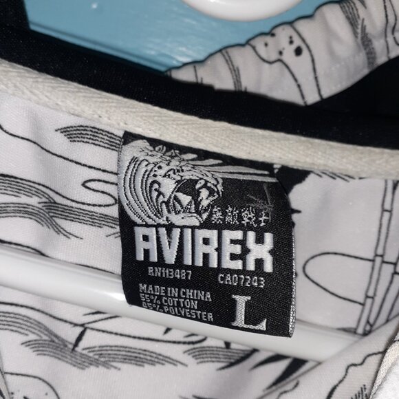 ๐ค Avirex BLACK & WHITE ANIMAL PRINT JACKET ( SZ: L )- $25 - Picture 5 of 8